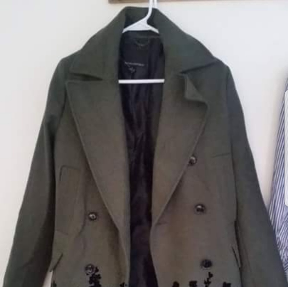 SOLD Banana Republic Olive Green Coat